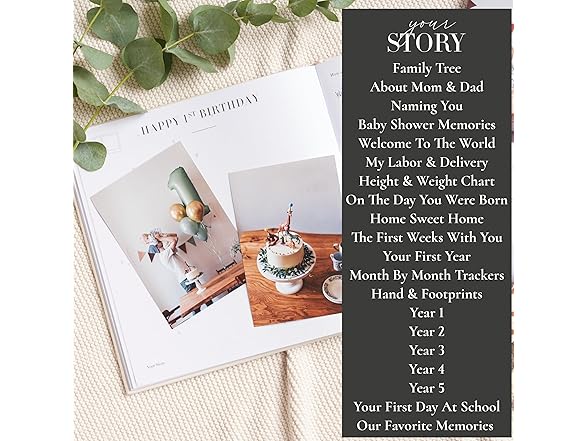 Luxury Baby Memory Book