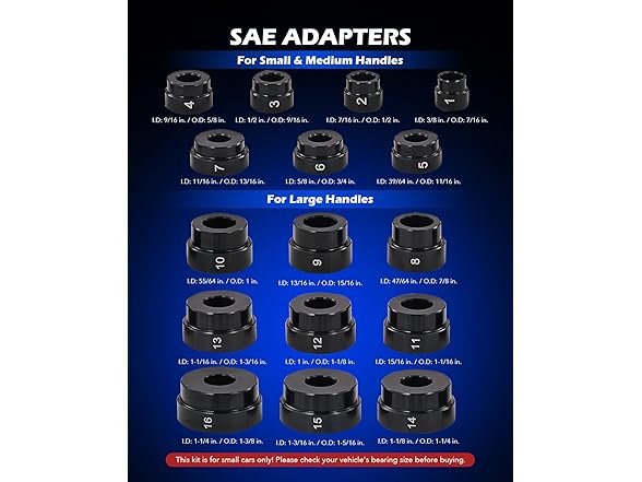 Orion Motor Tech 33pc Bearing Press Kit