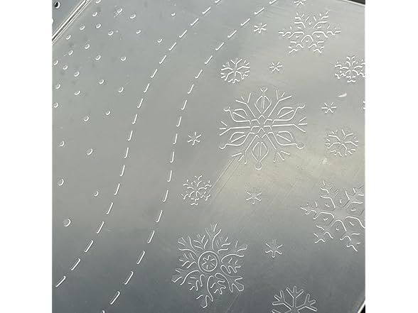 zhxcgooyx Plastic Emboss Template Christmas Snowflakes