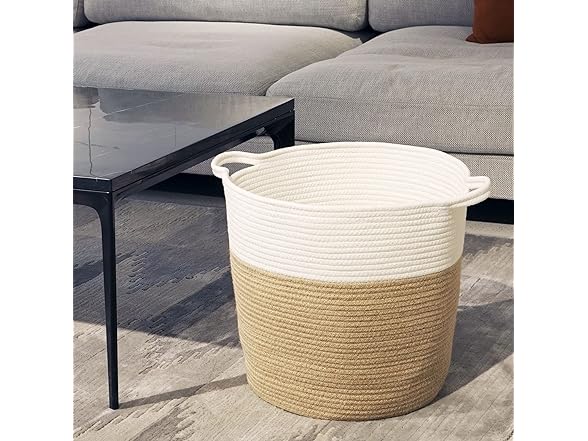 Casaphoria Natural Woven Cotton Rope Sto