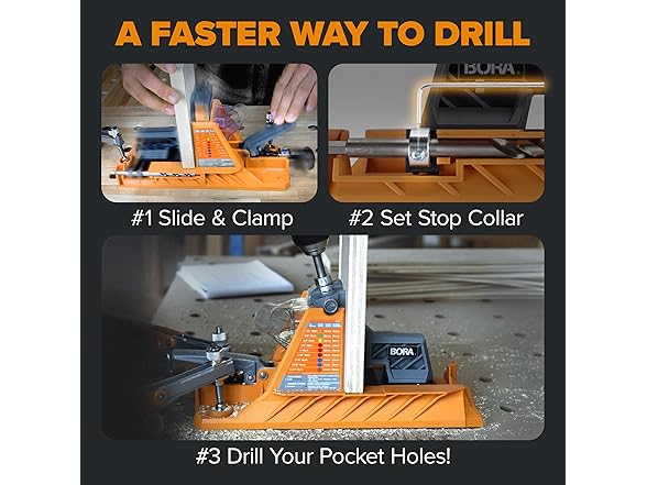 BORA BR-A170201 BORA Automatic Pocket Hole Jig Oran
