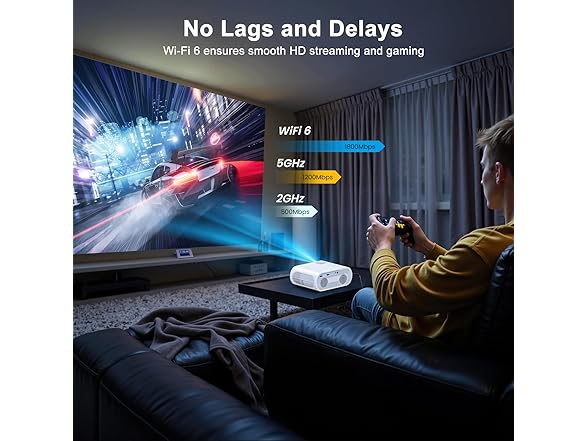 HOMPOW HD 4K Projector