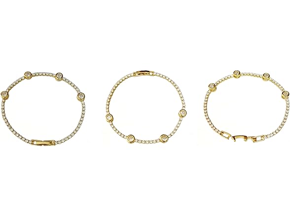Generic Women's Tennis Bracelets 14K gold