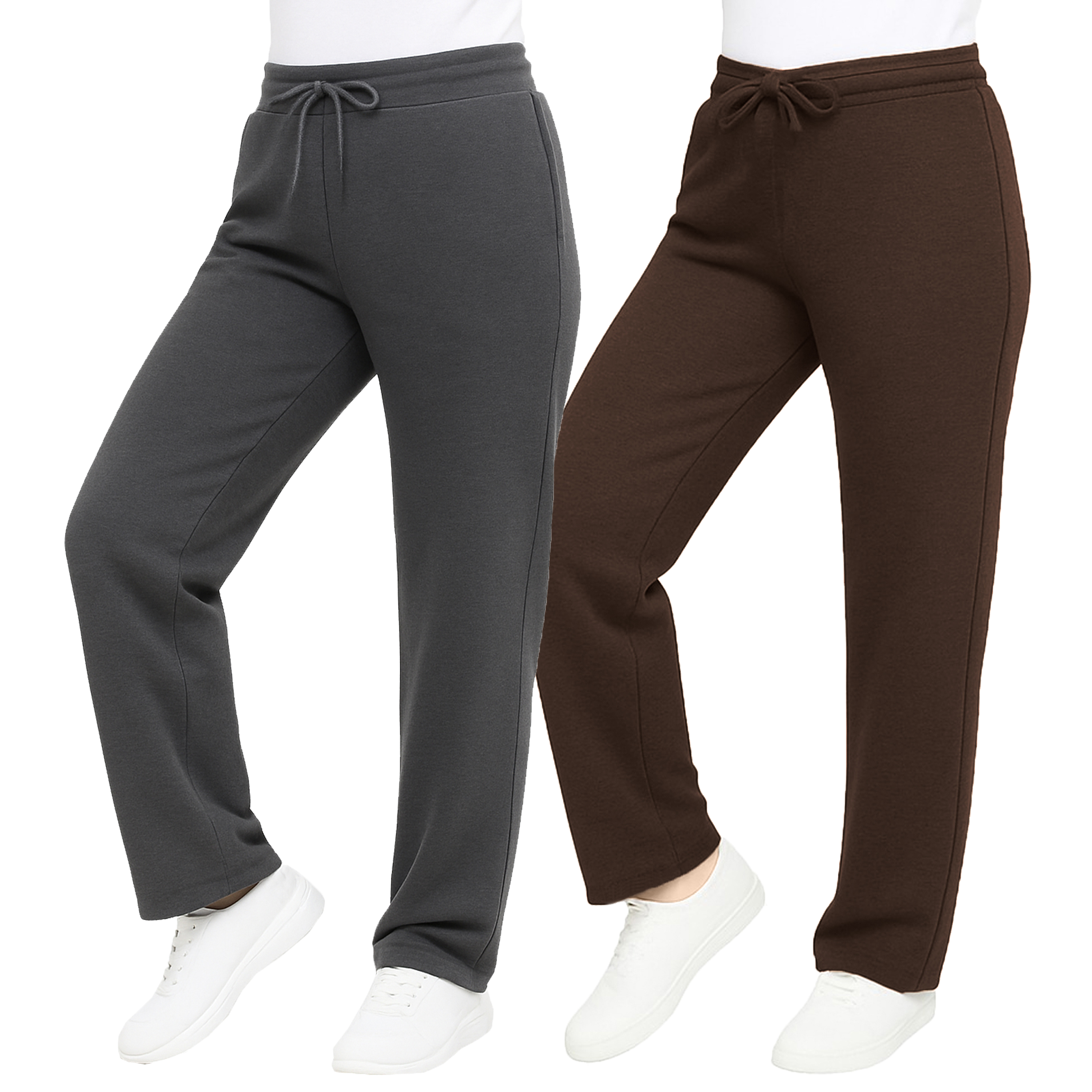 Womens Heavyweight Loose Fit Sweatpants - Gallery 32