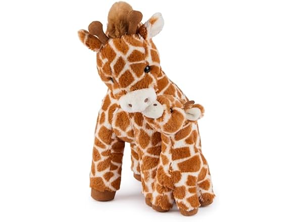 GUND Solana 10-Inch Giraffe with Calf 2-in-1 Plush Toy