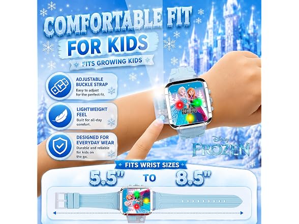Accutime Disney Frozen Kids LCD Digital