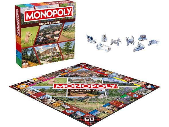 Monopoly Board Game – Boulder, CO Edition