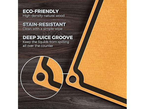 Freshware Cutting Board for Kitchen Dishwasher Saf