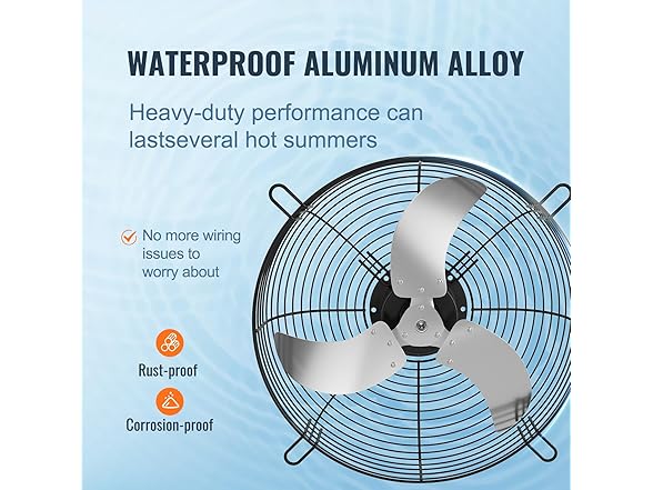 VEVOR 24'' Shutter Exhaust Fan