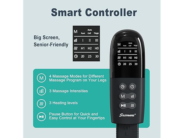 Leg Massager for Circulation/Pain Relief