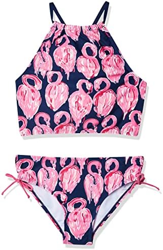 Hallie Navy Flamingo