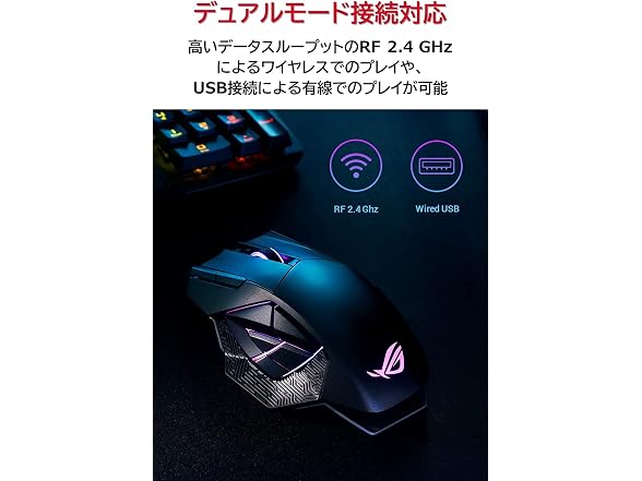 ASUS ROG Spatha X Wireless Gaming Mouse, 19000 DPI