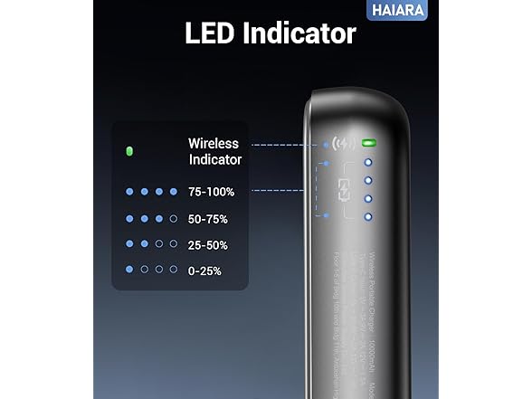 HAIARA W0765 Magnetic Portable Charger
