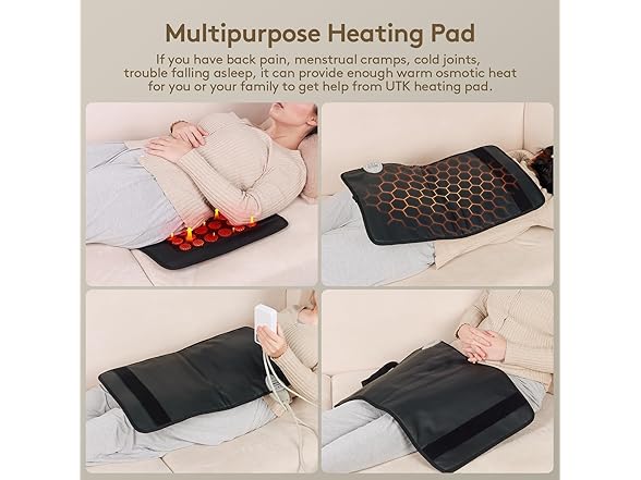 UTK Infrared Heating Pad for Back