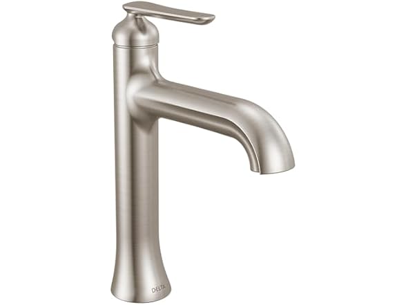 DELTA Bonacci Brushed Nickel Bathroom Faucet, Stainless