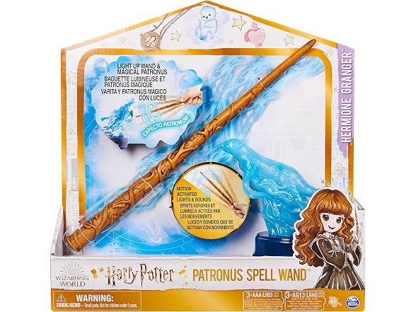 Wizarding World Harry Potter, 13-inch Hermione Granger Patronus Spell Wand
