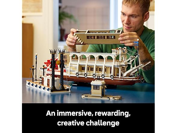 LEGO Ideas River Steamboat Building Set