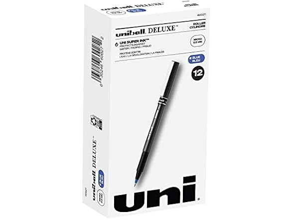 uni-ball Deluxe Stick Roller Ball Pen 0.5mm