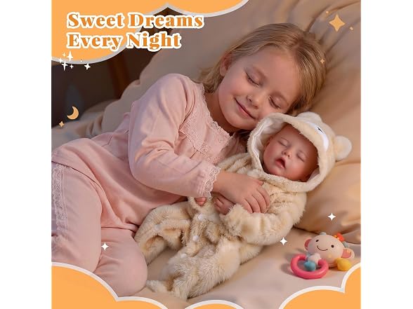 17 Inch Drink and Wet Reborn Baby Doll