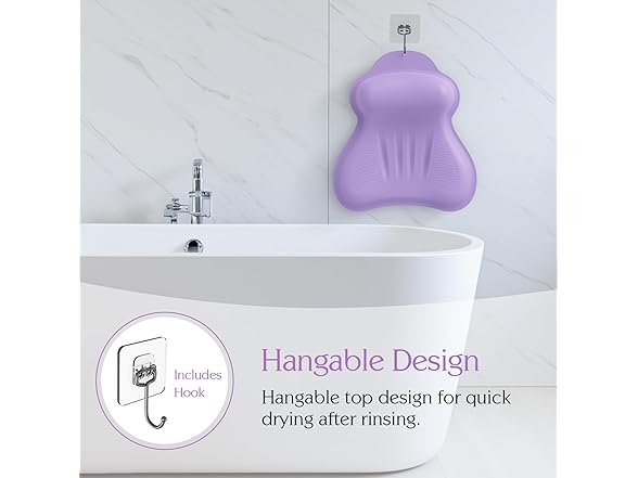 kixcvdm Silicone Bath Pillow