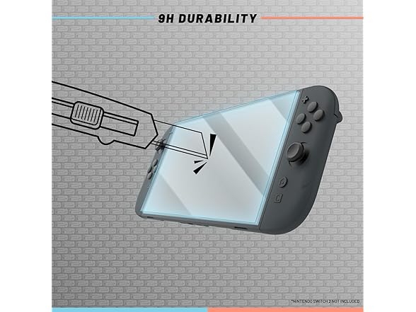 (2 Pack) Hyperkin Tempered Glass Screen Protector for Switch 2