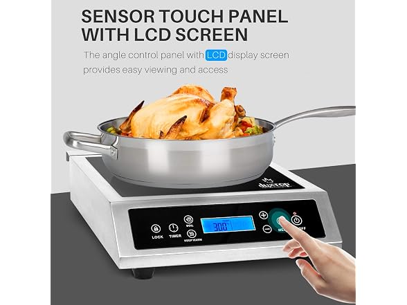 duxtop P961LS Professional Induction Cooktop Silver
