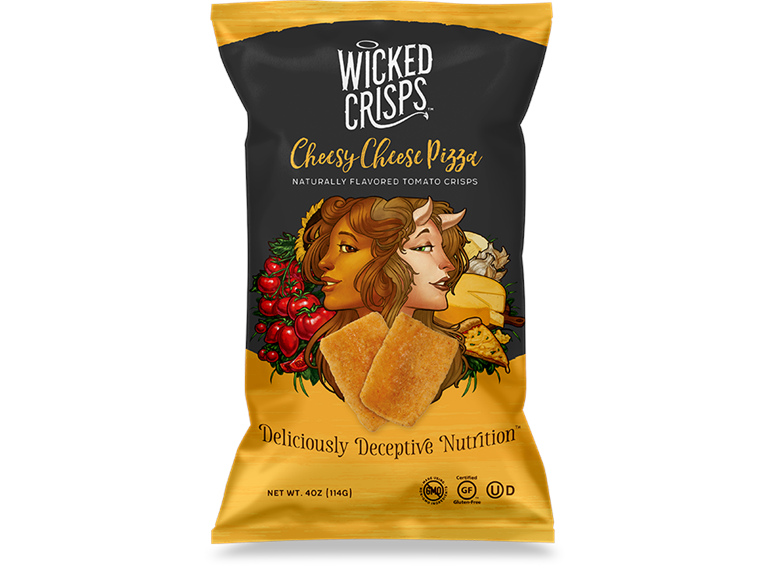 (6 Pack) Wicked Crisps: Cheesy Cheese Pizza