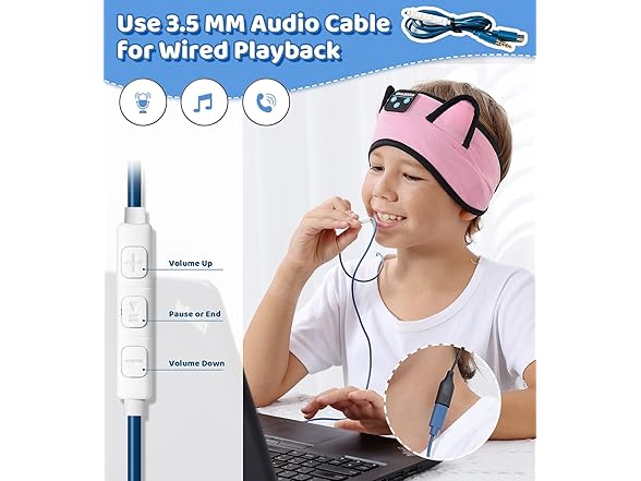 KIDSBAND Cozy Bluetooth Headphones