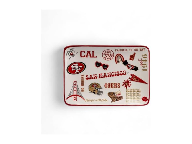 49ERS Team Spirit Trinket Tray