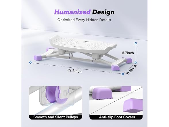 MERACH White/Pink Balance Board for Adults