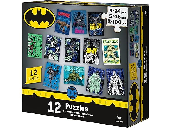 Spin Master Games, DC Comics, Batman Puzzles 12-Pack