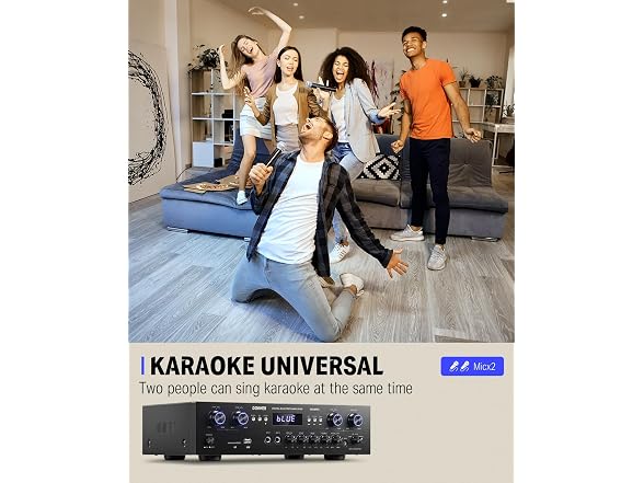 Donner 440W Bluetooth Stereo Amplifier