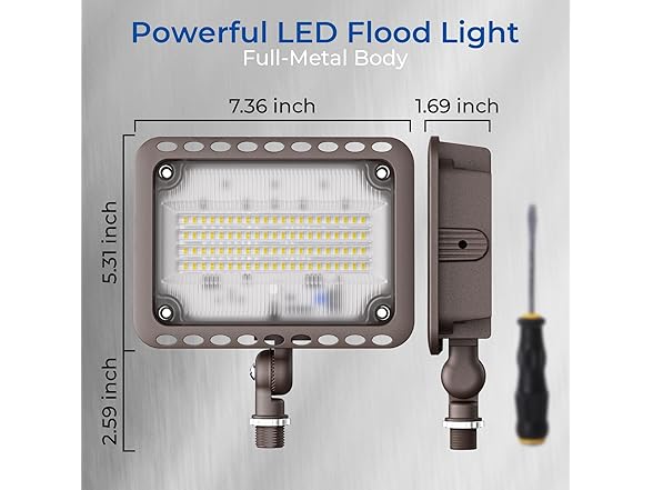 CINOTON 65W LED Outdoor Flood Lights