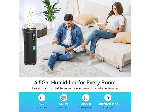 Honovos 17L/4.5Gal Large Room Humidifier