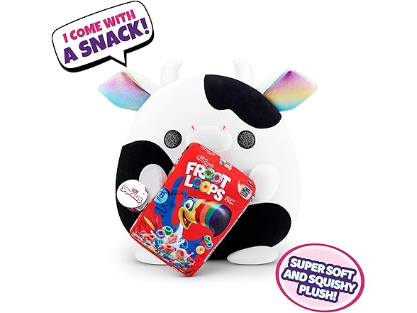 Snackles 14" Froot Loops Cow