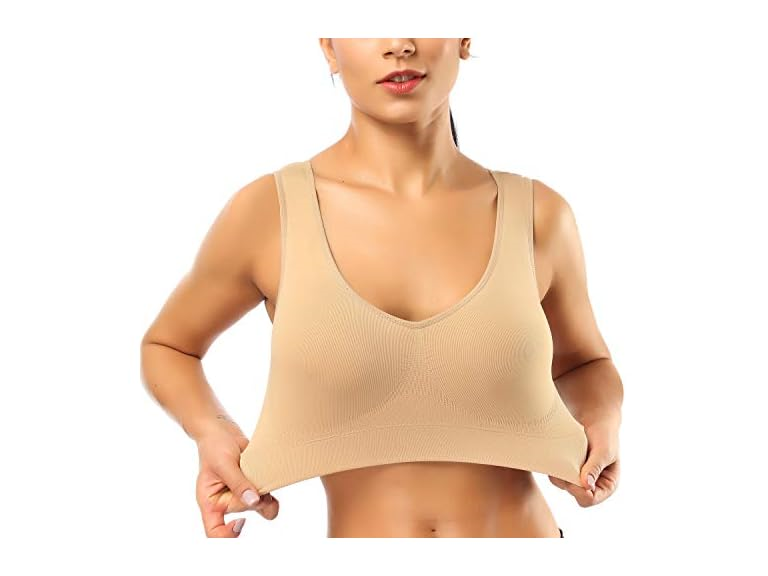 Seamless Sports Bras With Removable Pads