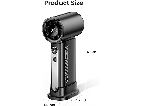 Koonie 19000 RPM High Speed Handheld Fan