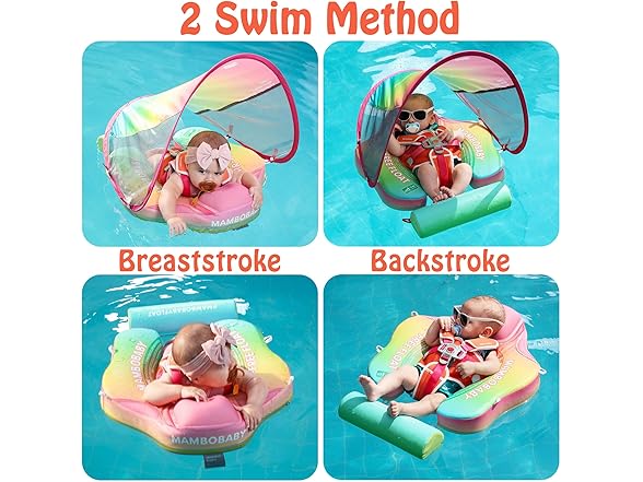 AnjeeIOT Mambobaby Float Rainbow