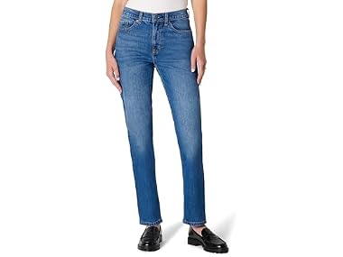 $5.99, Was $29.90, 79% Off! Amazon Essentials Women Stretch Regular-fit Jean dealfomo