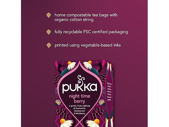 20CT Pukka Organic Night Time Berry Herbal Tea