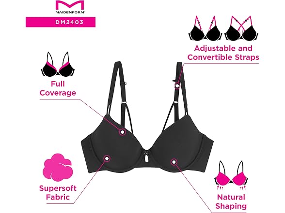 Maidenform Women Underwire T-shirt Bra