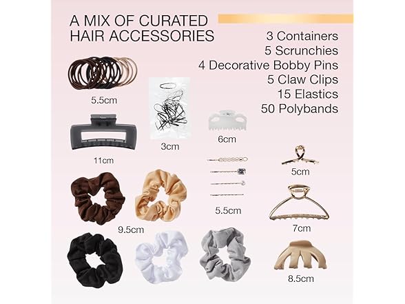 Scunci by Conair 82 Piece hair accessory kit