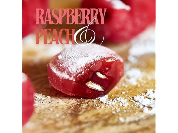9pk C&H Raspberry & Peach Drops