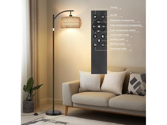 ROTTOGOON Boho Floor Lamp