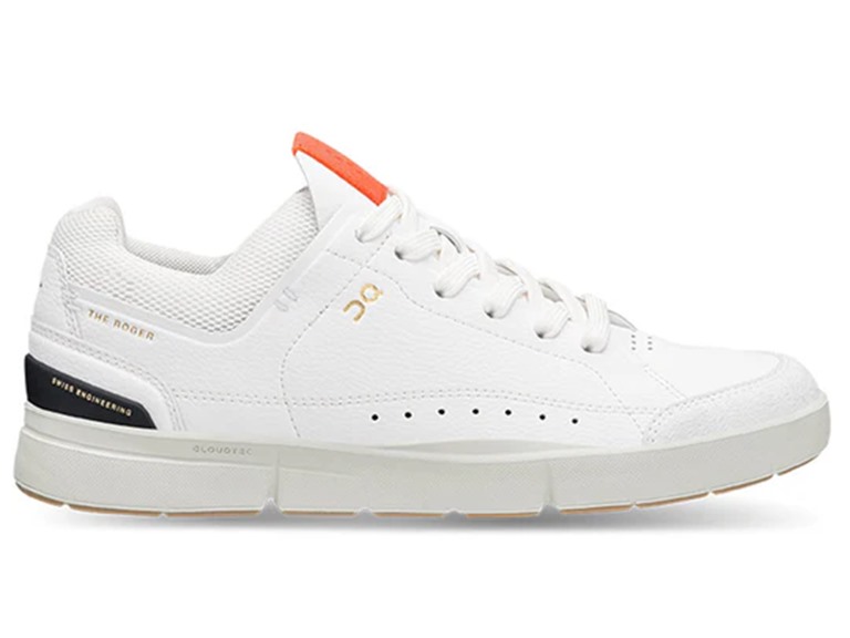 On Running 48.99154 5.5 On Running The Roger Centre Court Women's Shoes Shoe White/Flame White/Flame