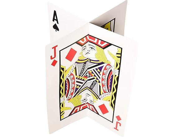 Beistle 3-D Playing Card Centerpiece