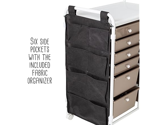 Honey Can Do 12-Drawer Metal Cart
