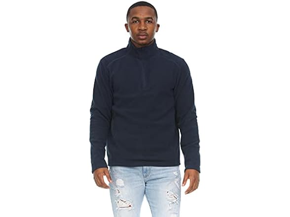 Swiss Alps Mens Fleece Pullover (Large)