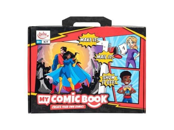 Lulu Jr. My Comic Book Making Kit, Multicolor