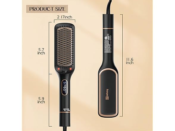 Nicebay Hair Straightener Brush